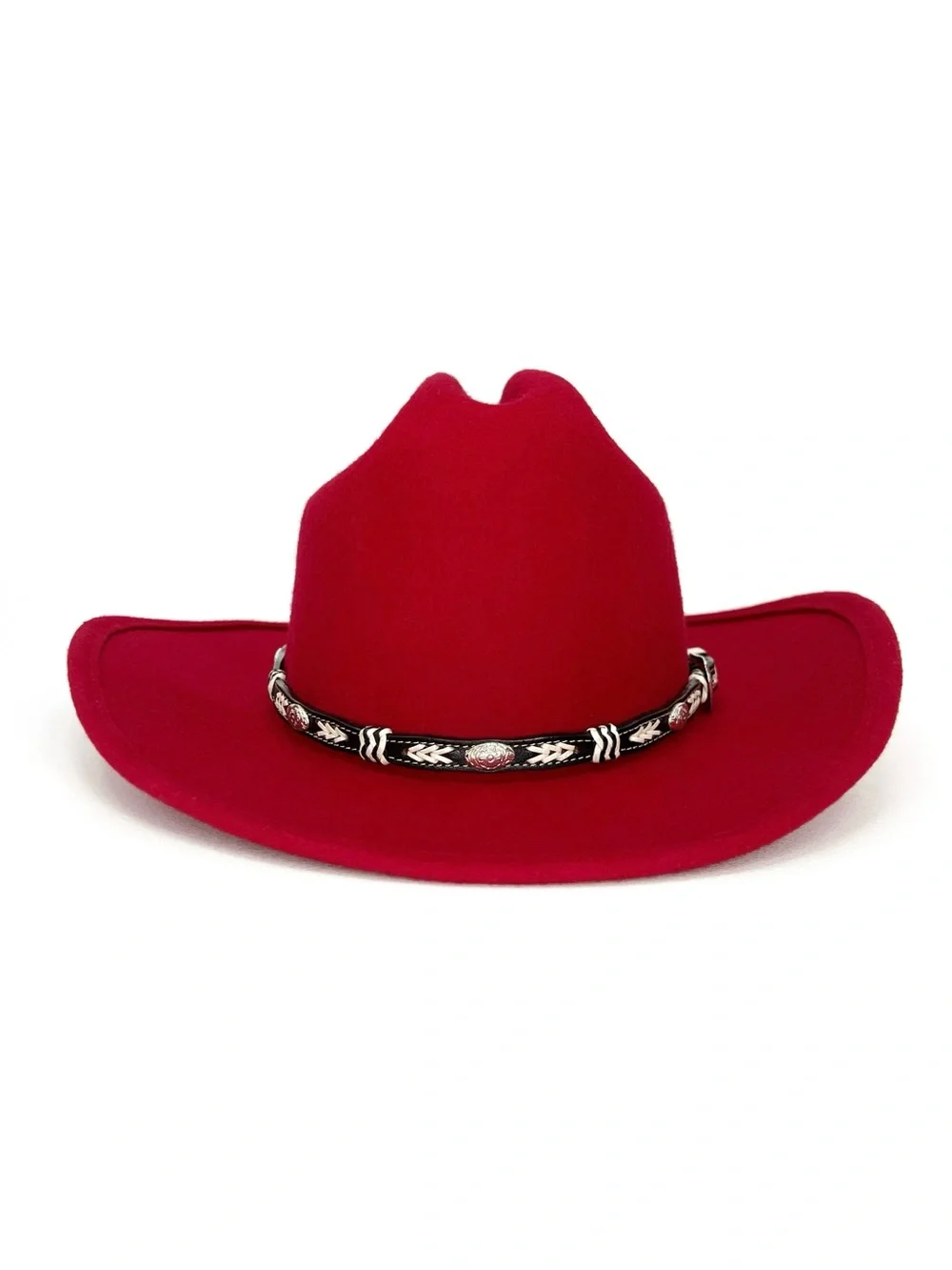 Bailey Youth Ranger Cowboy Hat Red 100% Wool Felted Western Rodeo Child Kids EUC